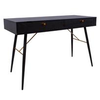 Liuksemburgo rašomasis stalas, 120x48x75 cm, juodas