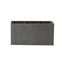 SANDSTONE vazonas, 68,5 x 25,5 x A35 cm, medžiaga: pluoštinis cementas, spalva: pilka