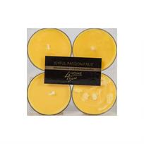 Arbatos žvakės MAXI 4 vnt./pak., JOYFUL PASSION FRUIT, geltonos (aromatas - pasifloros)