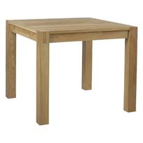 Valgomojo stalas CHICAGO NEW 90x90xH76 cm, stalviršis: MDF su natūraliu ąžuolo lukštu, spalva: natūrali, apdaila: aliejus