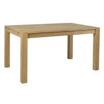 Valgomojo stalas CHICAGO NEW 140x90xH76 cm, stalviršis: MDF su natūraliu ąžuolo lukštu, spalva: natūrali, apdaila: aliejus