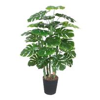 Dirbtinė eglutė MONSTERA H120cm, juodas vazonas