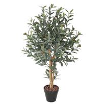 Dirbtinė eglutė OLIVE A90 cm, juodas vazonas
