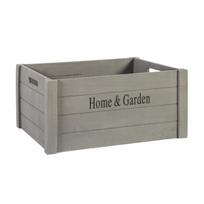 Medinė dėžė HOME&GARDEN-1, I-41x31A-20cm, pilka