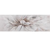 Aliejinis paveikslas 50x150 cm, balta gėlė