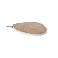 GOURMET trikampė pjaustymo lentelė, 25x20 cm, mėlynos ir baltos spalvos mišinys