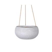 Pakabinamas vazonas CUBO-1, D20xH10cm, baltas