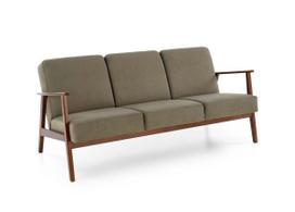 MILANO 3S sofa, alyvuogių CASTEL#39/tamsus riešutas