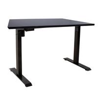 ERGO stalas su 1 varikliu, 140x80 cm, juodas/juodas