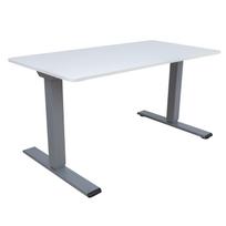 ERGO OPTIMAL stalas su 2 varikliais, 160x80 cm, pilkai baltas
