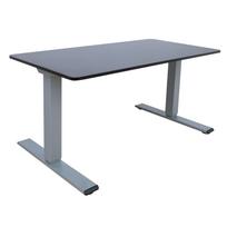ERGO OPTIMAL stalas su 2 varikliais, 140x80 cm, juodas
