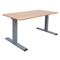 ERGO OPTIMAL stalas su 2 varikliais, 140x70 cm, hikorio mediena