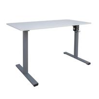 ERGO OPTIMAL stalas su 1 varikliu, 120x60 cm, baltas