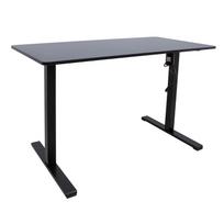 ERGO OPTIMAL stalas su 1 varikliu, 120x60 cm, juodas