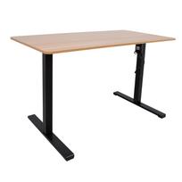 ERGO OPTIMAL stalas su 1 varikliu, 140x70 cm, hikorio mediena