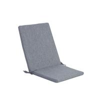 Kėdės užvalkalas su atlošu SIMPLE GREY, 42x90x3cm, pilkas, 100% poliesteris, audinys 757