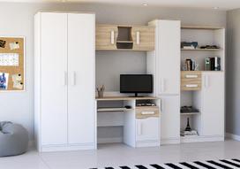 Idzczak Sekcija MACIUŚ White + Oak Sonoma White