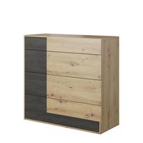 Idzczak komoda su 4 stalčiais - BAFRA Artisan / Norvegiška pušis