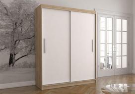 Idzczak spinta VISTA 04 150 cm ąžuolo Sonoma balta LED profilis 150