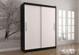 Idzczak Spinta VISTA 04 150 cm Juoda Balta LED profilis 150