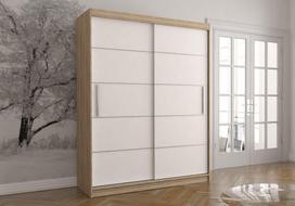 Idzczak spinta VISTA 06 150 cm ąžuolo Sonoma balta LED profilis 150