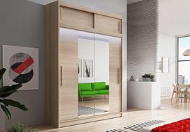 Idzczak spintelė su viršutiniu elementu VESTA 01 150 cm Sonoma Oak Sonoma Oak Profile LED 150