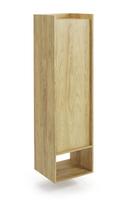 MOBIUS 1D SHELF korpusas: natūrali hikorijos mediena, fasadai - natūrali hikorijos mediena (2 vnt. = 1 vnt.)