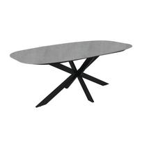 Valgomojo stalas CHASE 200x100xH76cm, pilkas