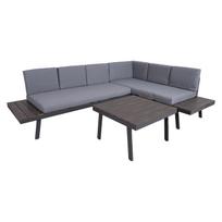 Sodo baldų komplektas DELGADO kampinė sofa ir