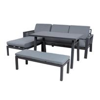 Sodo baldų komplektas DELGADO kampinė sofa, ilgis