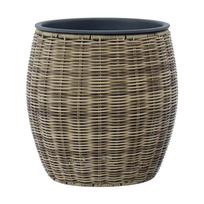 PINTAS gėlių vazonas, D30xA30cm, šviesiai rudas