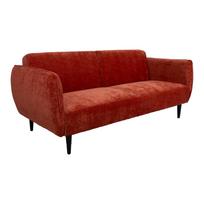 HERMES trivietė sofa-lova, oranžinė