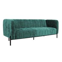 TAMIKA trivietė sofa-lova, žalia