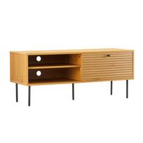 TV staliukas LINE 120x40xH50cm, su ąžuolo žieve