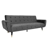 FALUN sofa-lova iš pilko aksomo