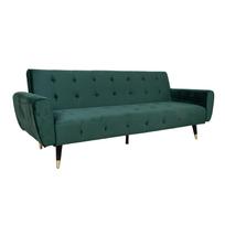 FALUN sofa-lova iš žalio aksomo