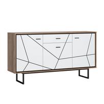 BROLO spinta 167x40xA91cm, juoda/balta