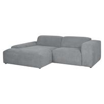 Kampinė sofa LEHTE, kairinis kampas, pilka