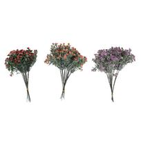 Dirbtinių gėlių puokštė FLORAL H20cm, mišrūs