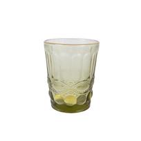 Žema geriamoji stiklinė LUNA 250 ml, žalia