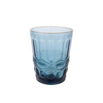 LUNA žema geriamoji stiklinė, 250 ml, mėlyna