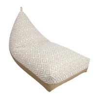 Pufas ROMB 130x80x20/70cm, smėlio spalvos