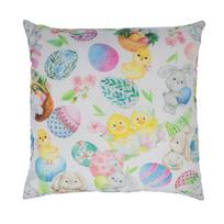 LONETA pagalvė, 45x45 cm, spyruoklinė ir triušio