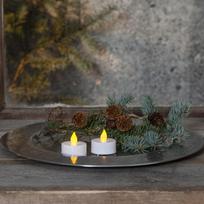 PAUL LED žvakės, 2 vnt., G4xA4cm, baltos