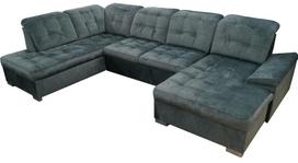 NIGRUM U U formos kampinė sofa-lova (spalvų pasirinkimas)