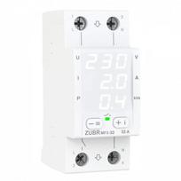 ZUBR MF2-32 vienfazė 32A elektroninė kontrolės ir apsaugos relė