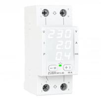 ZUBR MF2-40 vienfazė 40A elektroninė kontrolės ir apsaugos relė