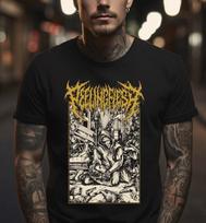 PeelingFlesh Dovana Draugams Juodi Marškinėliai, S-5XL Unisex Marškinėliai XXXL