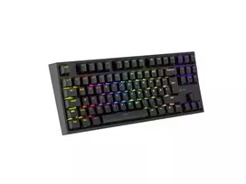 GAMING KEYBOARD GENESIS THOR 404 TKL DE RGB BACKLIGHT MECHANICAL BLACK KAILH BOX BROWN