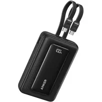 Išorinė baterija Anker Zolo (20K, 45W, Built-In Dual USB-C Cables) Black